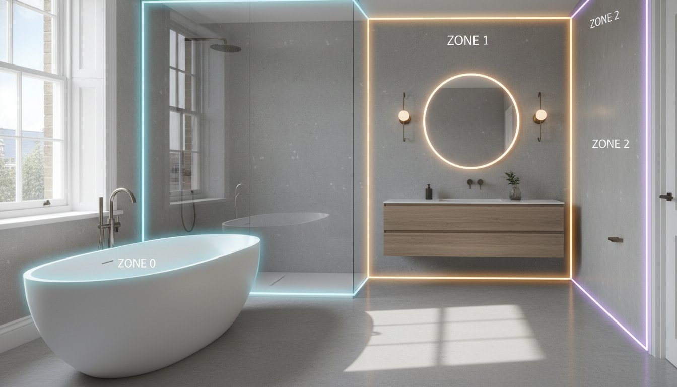 Bathroom Electrical Zones: A 2026 Guide for London & Essex Homeowners